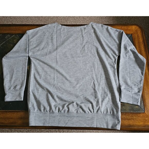 NWOT I Just Took A DNA Test That Witch Shirt XL Gray Long Sleeve Halloween - Picture 2 of 6